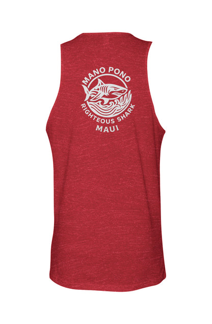 Mana Pono Righteous Shark Men's Cotton Tank