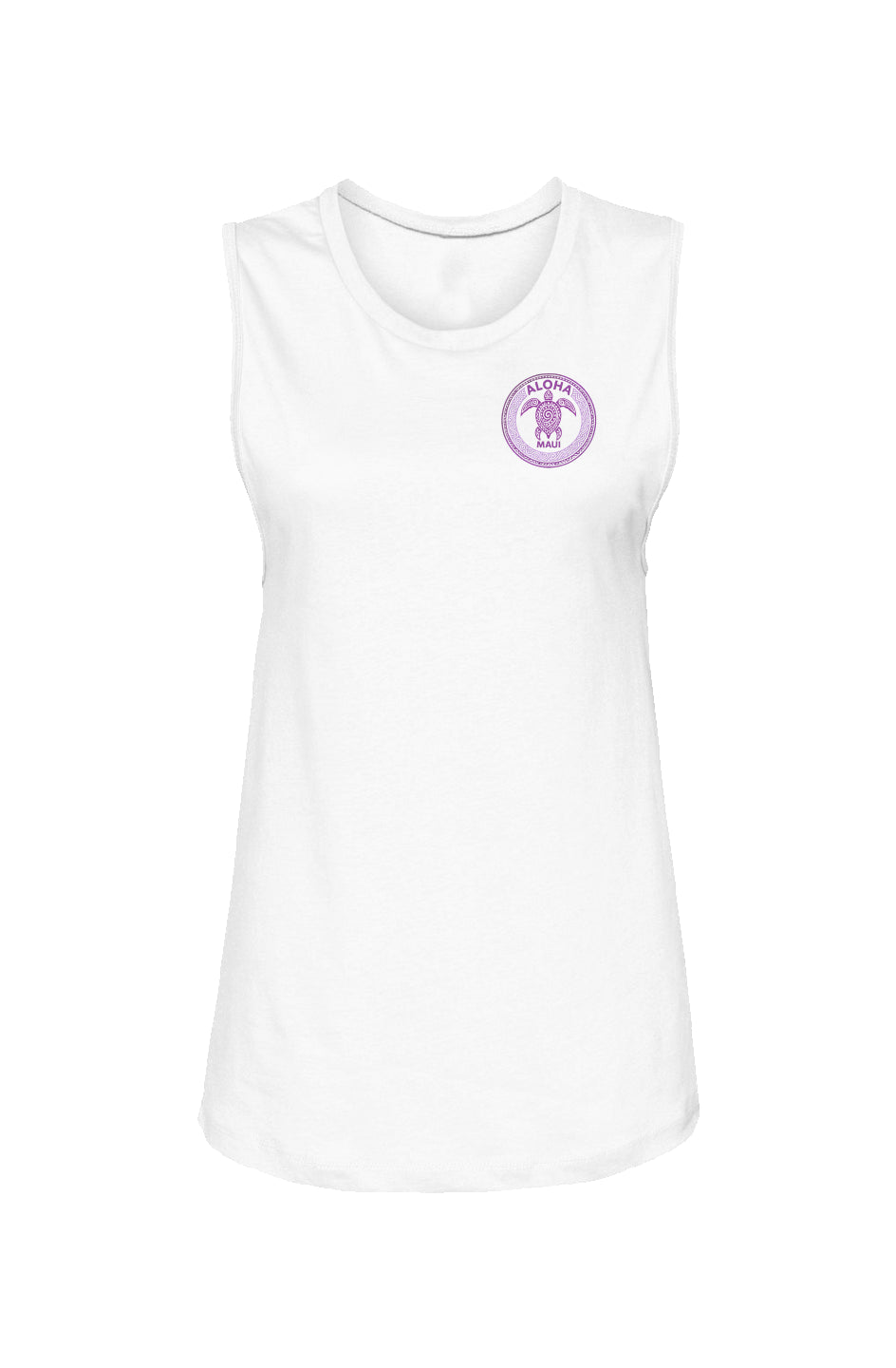 Women's Tribal Turtle Purple and Pink Tank