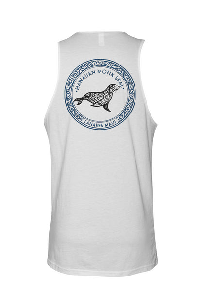 Men's Tribal Monk Seal Cotton Tank