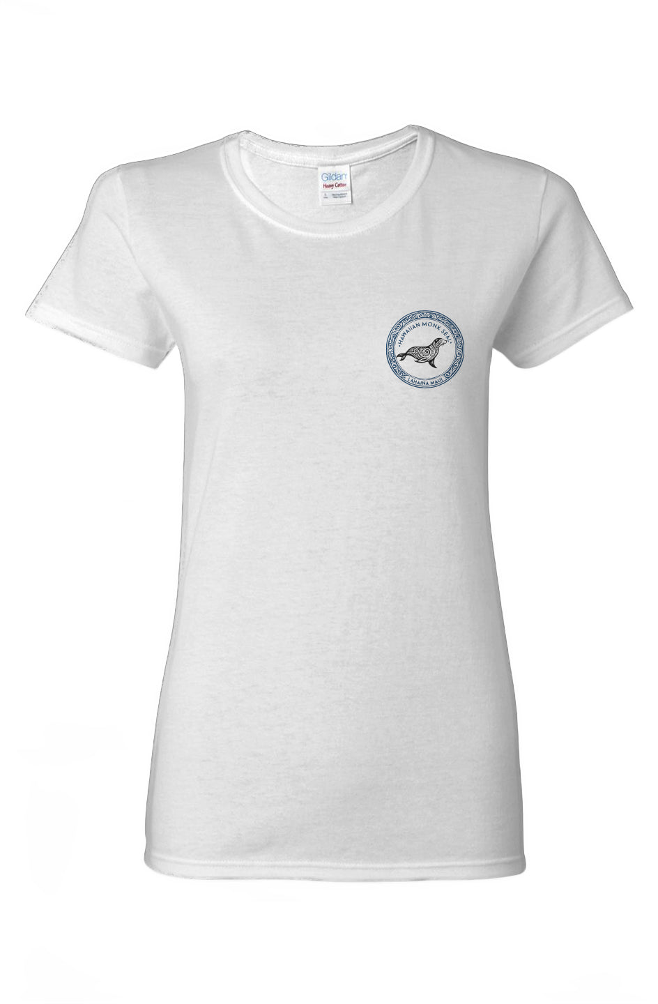 Women's Tribal Monk Seal Cotton T-Shirt