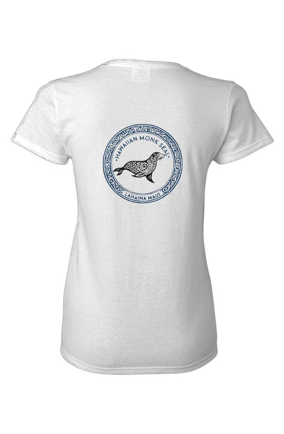 Women's Tribal Monk Seal Cotton T-Shirt