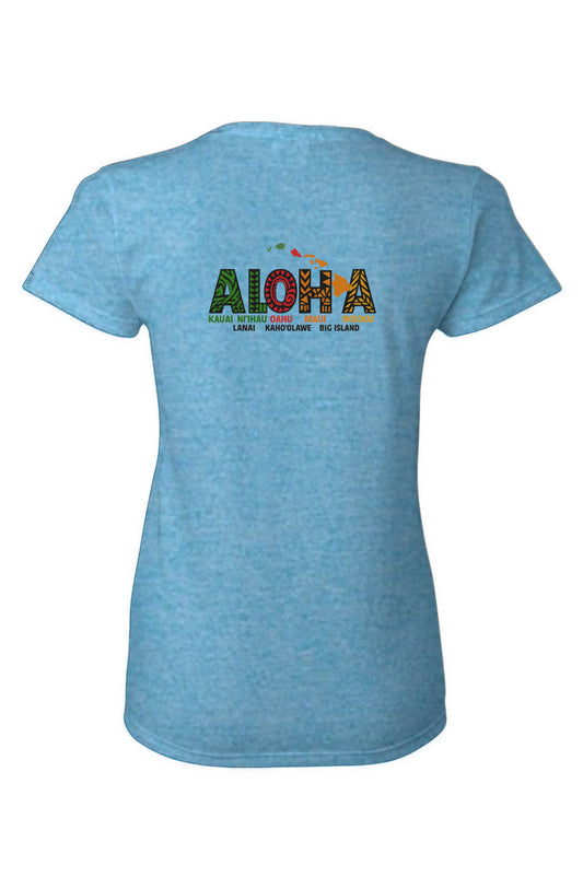 Women's Aloha Islands Cotton T-Shirt