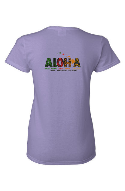 Women's Aloha Islands Cotton T-Shirt