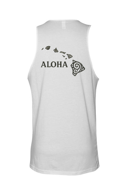Men's Tribal Hawaiian Islands Cotton Tank