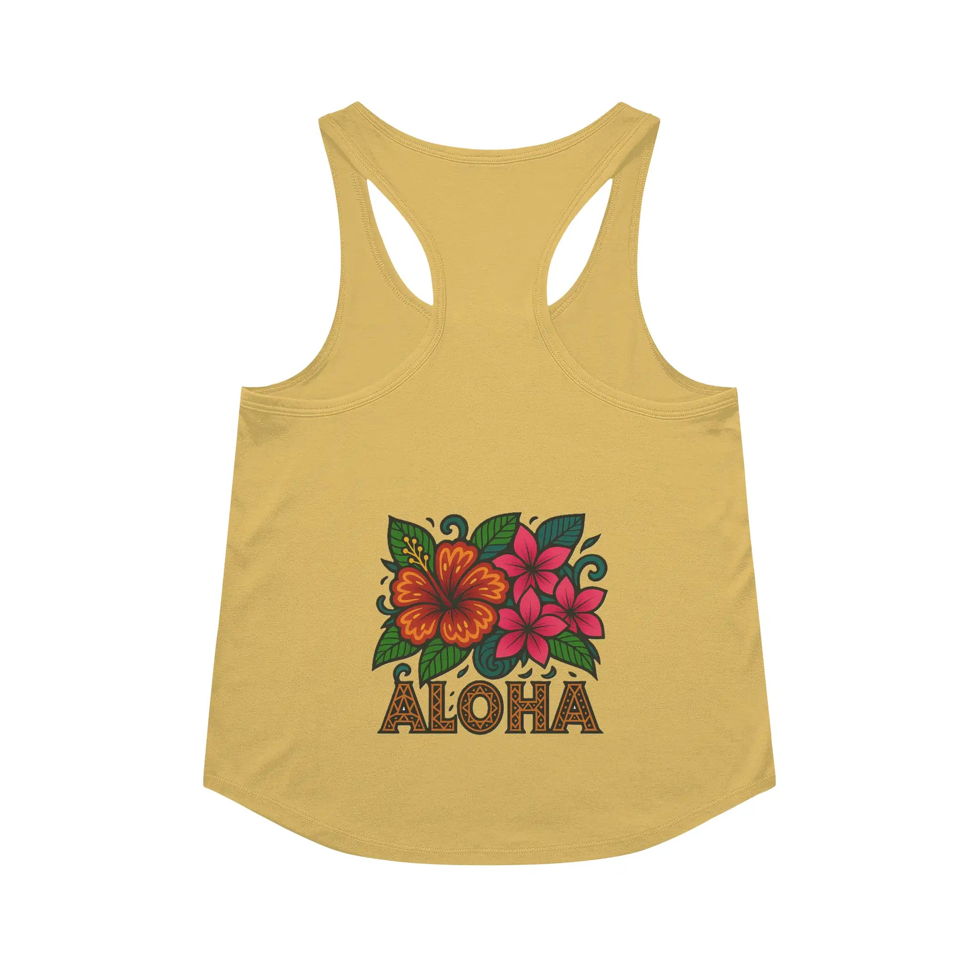 Women's Aloha Flowers Racerback Tank