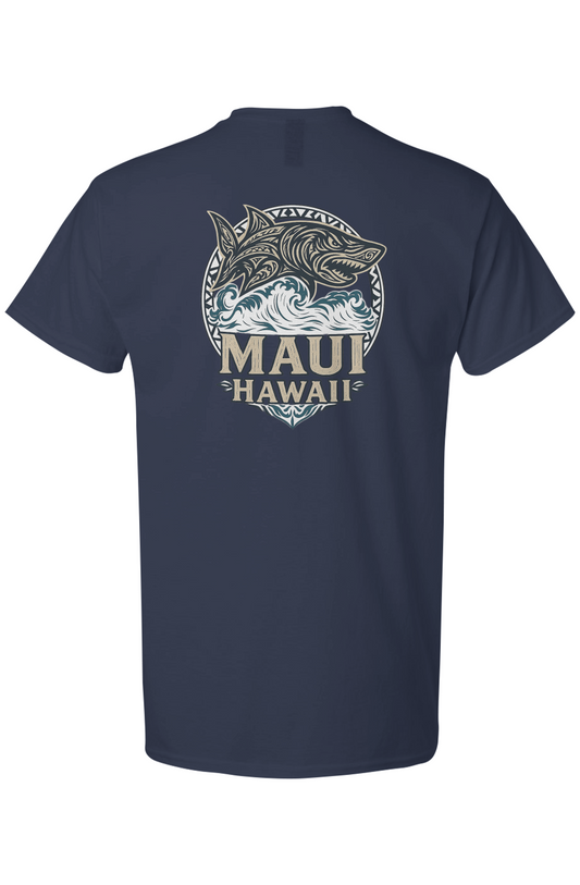 Men's Tribal Shark T-Shirt 100% Cotton