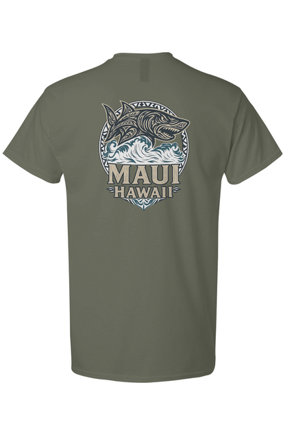 Men's Tribal Shark T-Shirt 100% Cotton