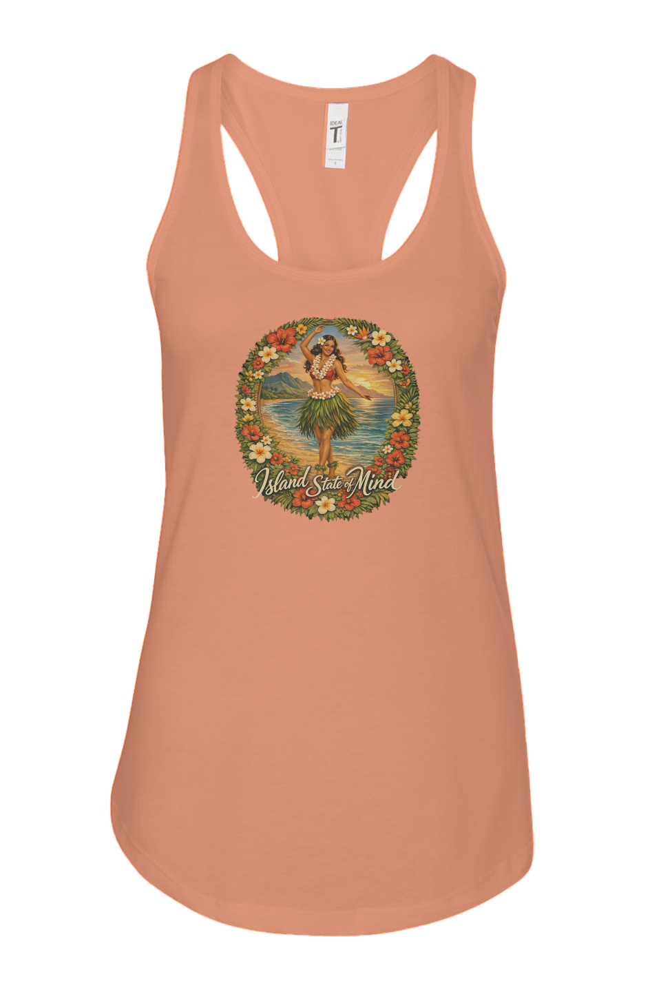 NEW Women's Hula Girl Racerback Tank