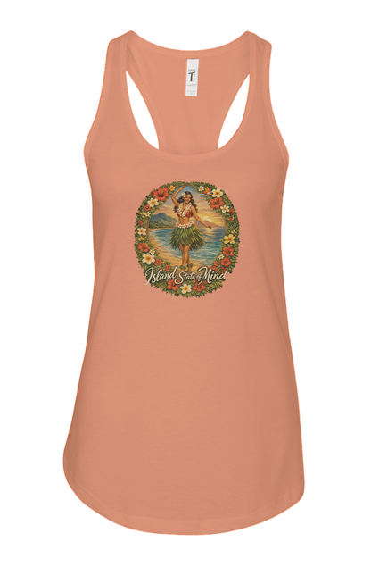 NEW Women's Hula Girl Racerback Tank