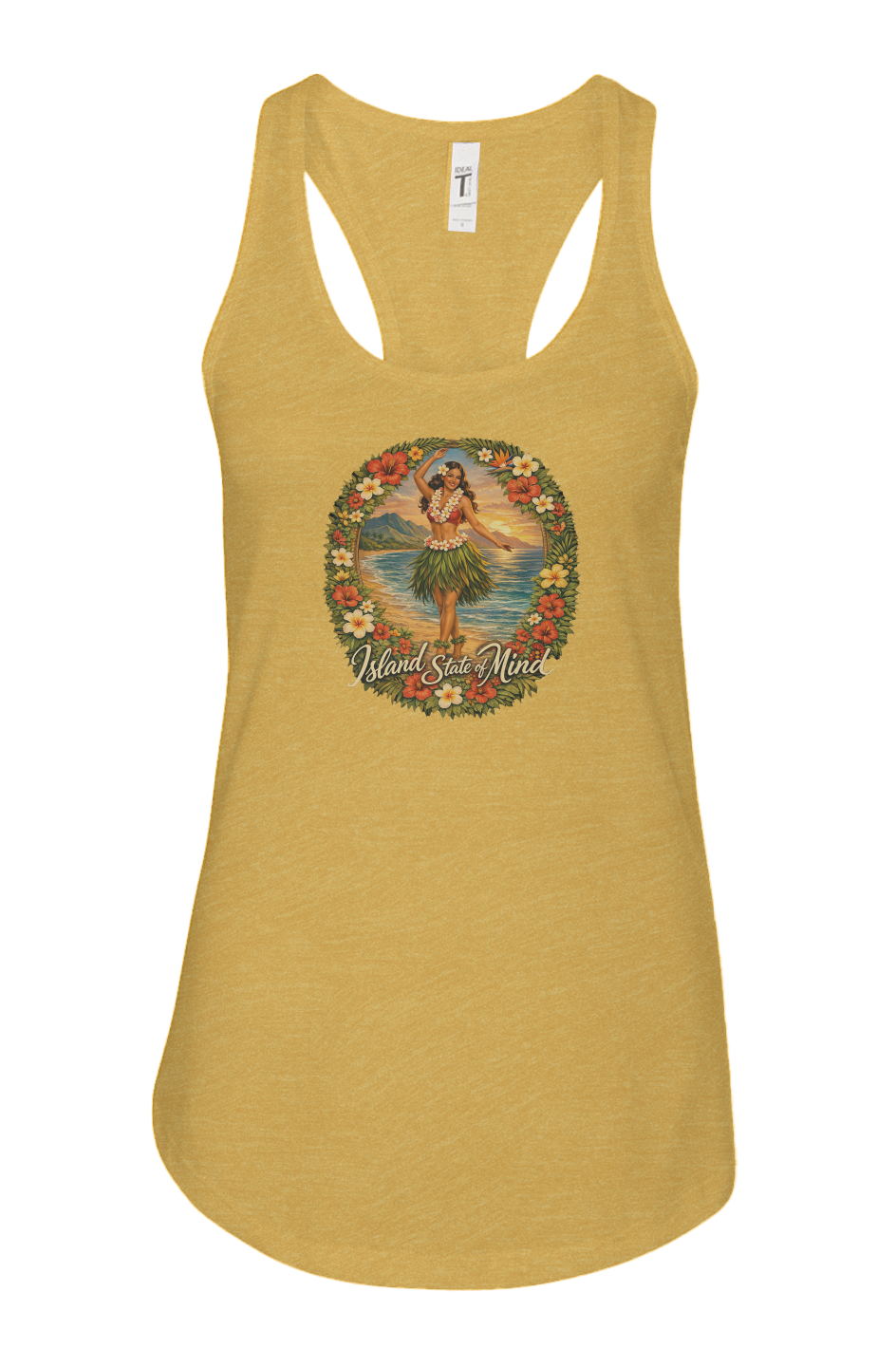 NEW Women's Hula Girl Racerback Tank
