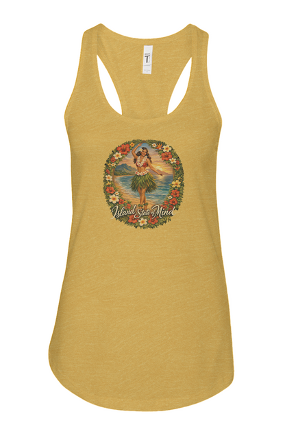NEW Women's Hula Girl Racerback Tank