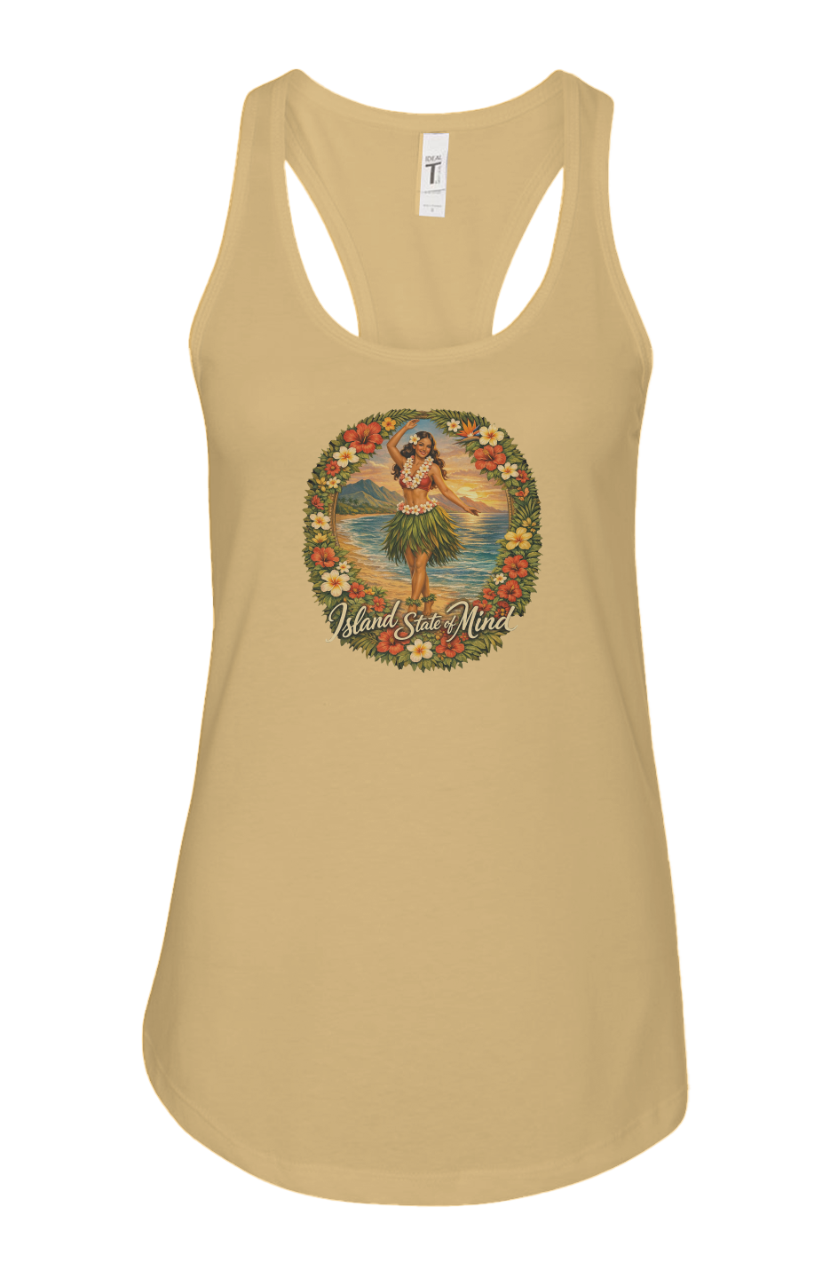 NEW Women's Hula Girl Racerback Tank