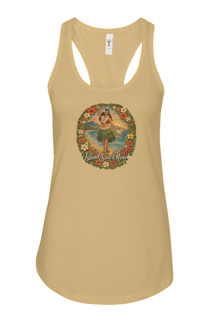 NEW Women's Hula Girl Racerback Tank