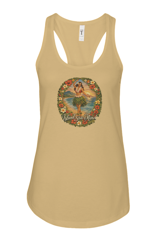NEW Women's Hula Girl Racerback Tank